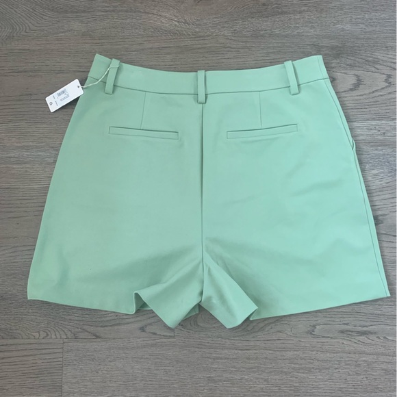 Favorite Daughter The Favorite High-Rise Wide-Leg Shorts - Size 14 - Basil - NWT - Picture 5 of 16